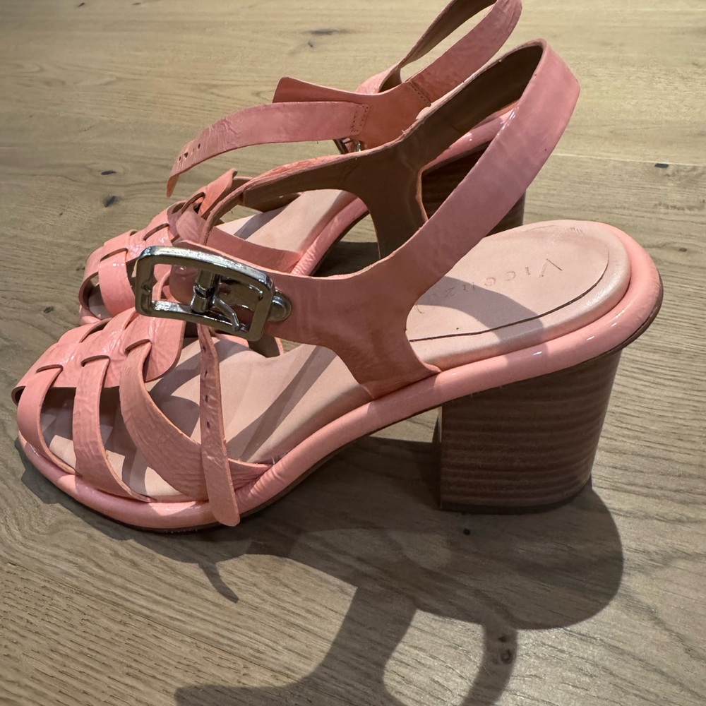 Vicenza Light Pink Strappy Heels - Picture 2 of 4